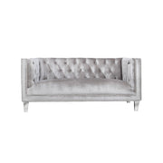 BARCELONA Loveseat GREY VELVET